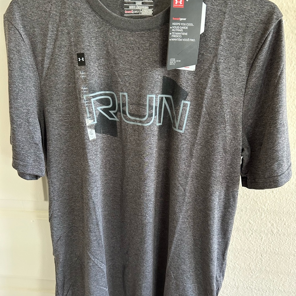 Under Armour Men's Gray RUN Tee